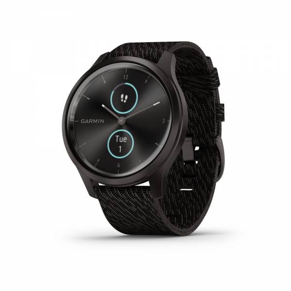 Garmin Vivomove Style Schiefergrau Smartwatch Front