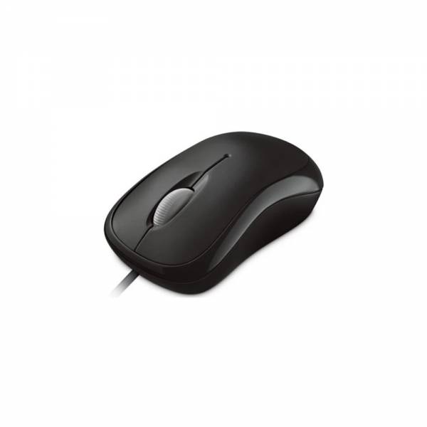 Basic Mouse schwarz (kabelgebunden, USB, beidhändig, 800 dpi)