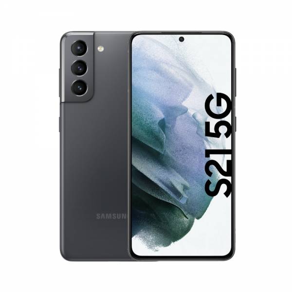 Samsung Galaxy S21 5G Phantom Gray Smartphone Front Rueckseite