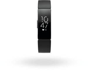 Fitbit Inspire HR Fitnesstracker schwarz front
