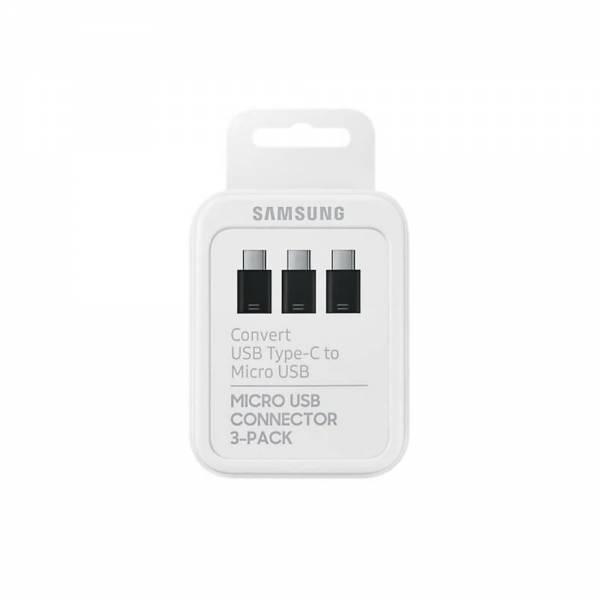 samsung USB C auf Micro USB Adapter EE GN930 3er Pack Schwarz packshot