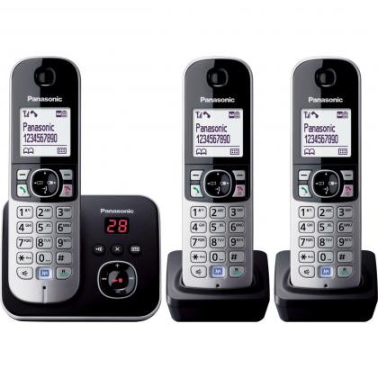 Panasonic KX-TG 6823 GS Schnurloses DECT-Telefon Front Set