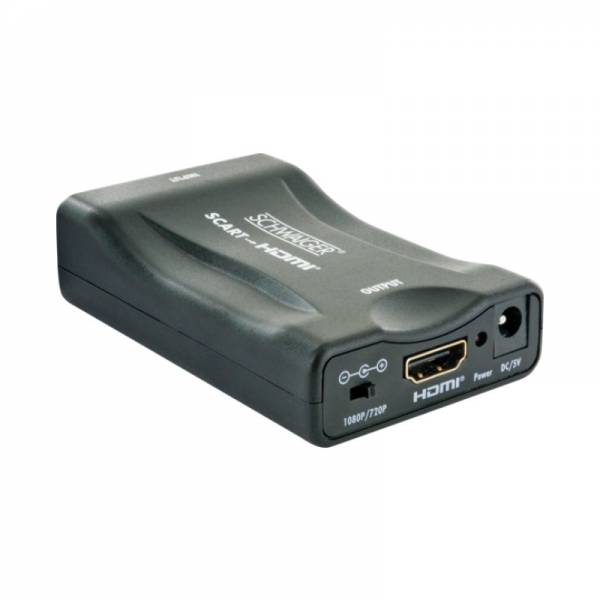 Schwaiger Scart auf HDMI Konverter HDMI seitenansicht (HDMSCA01)
