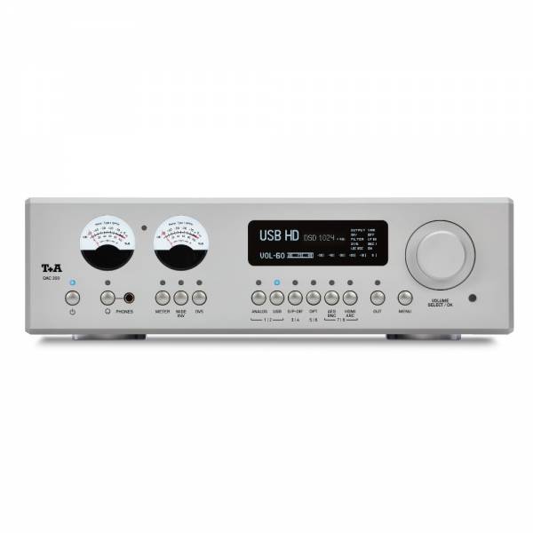 T+A DAC 200 Front Silber