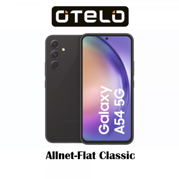 Allnet-Flat Classic inkl. Samsung Galaxy A54 5G Front und Rückseite