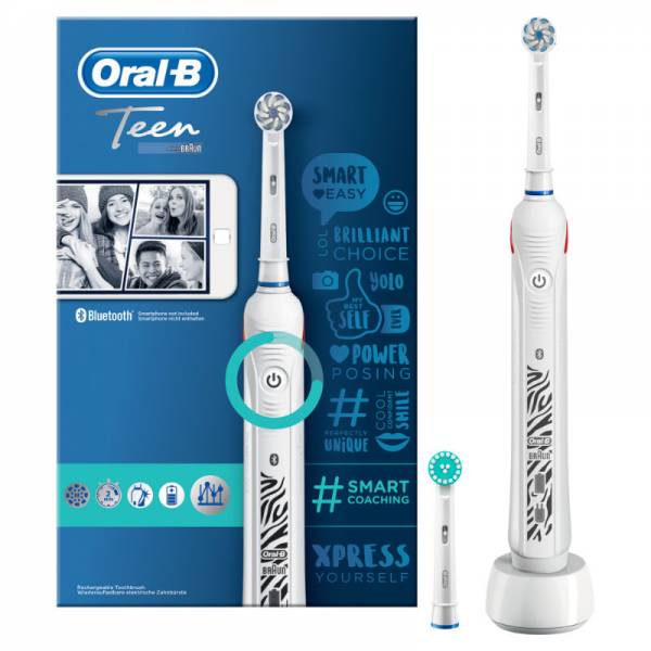 Oral-B Zahnbürste White Verpackung und Produkt (Teen)