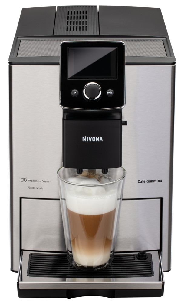 NIVONA Kaffeevollautomat CafeRomatica 8er NICR 820 Mattschwarz / Chrom