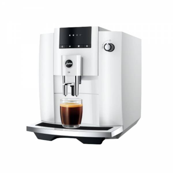 Jura E4-(EA) Kaffeemaschine Weiß  rechts